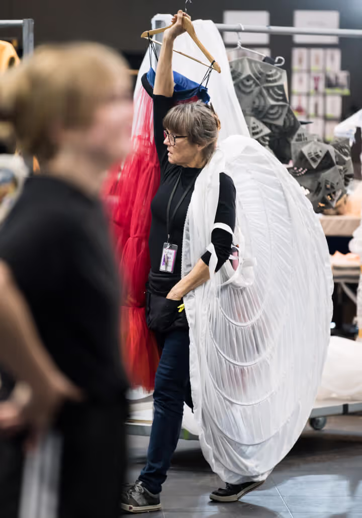 World of WearableArt backstage